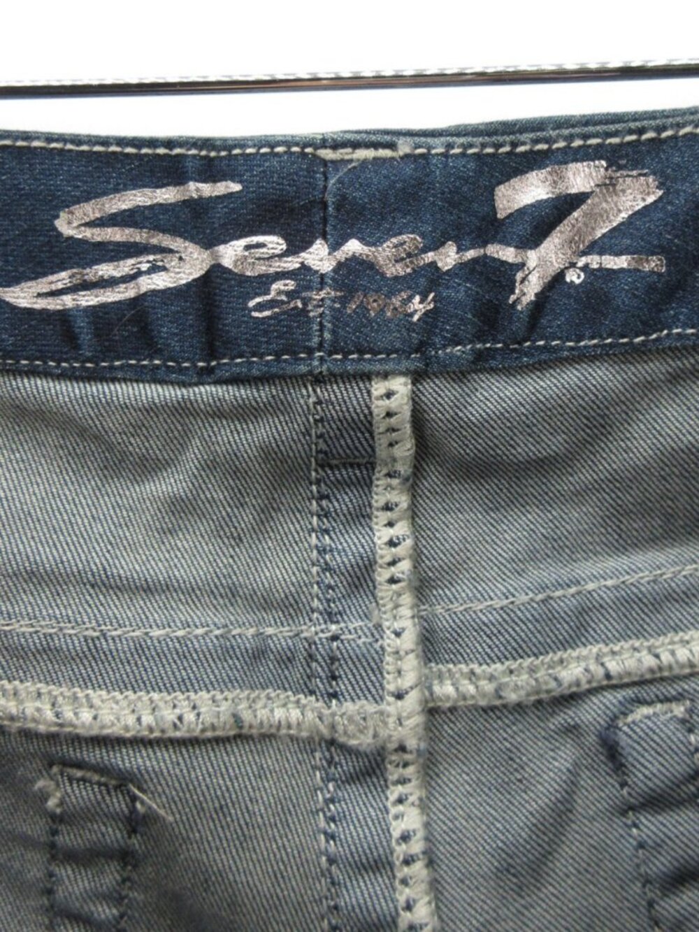 Seven7 Jeans 20 Plus Luxe Bootcut Embellished Rhinestone Denim Pants - Picture 10 of 14